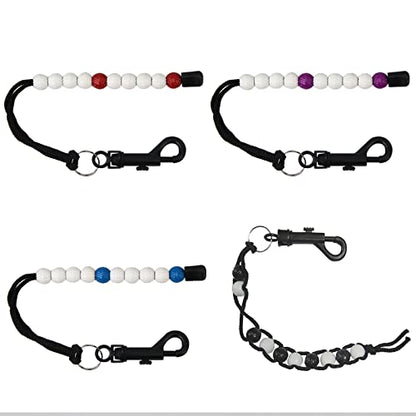 Golf Stroke Counter Golf Counter Beads Golf Counter Score Accessory Golf Bead Counter Suitable for Golf Golfers Outdoor golf shot counter beads bracelet golf score counter golf bead counter for
