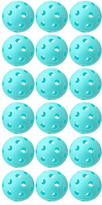 40 Pack Mini Practice Baseballs, 42 mm 1.65 Inch Lightweight Hollow Plastic Balls, Limited Flight Batting Balls for Baseball Hitting Training, Tee Work and Hand Eye Coordination, Blue
