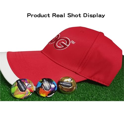 Golf Stroke Counter 7 Pcs Golf Stroke Counter Mini Portable Easy Reset Up to 12 Strokes Score Black White Red Drop Ship