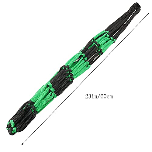 Net Bag 2PCS Black Green Nylon Single Ball Mesh Bag Carrier for Volleyball Basketball Football Soccer