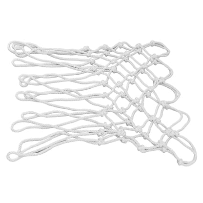 Basketball Net Replacement, Polyester, White, All Weather Durable Anti Whip for Indoor Outdoor Rims - Crisp Sound Performance, Weather, Easy Installation