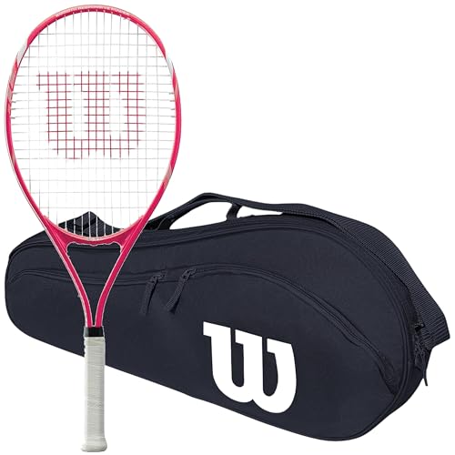 Wilson Tempest Pro Lite Tennis Racquet Bundled with an Advantage 2.5 Tennis Bag - color: Black Advantage Bag