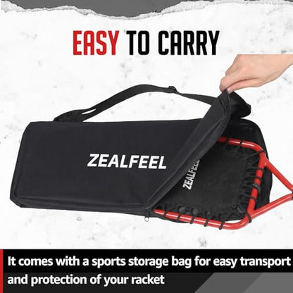 ZEALFEEL Baseball Racket for Fly Balls, 19-Ounce Fungo Racket Baseball/Softball Training, Scientific Weighted Bat with Ergonomic for Parents & Coaches, Hitting Ground Balls, Pop Flies & Line Drives