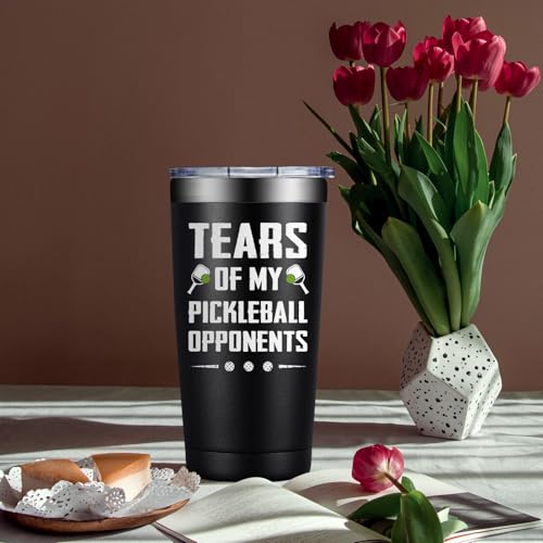 Pickleball Gifts for Men Women - Gifts for Pickleball Lovers - Great Pickleballs Gift Ideas for Birthday - 20oz Pickleballs Accessories Tumbler