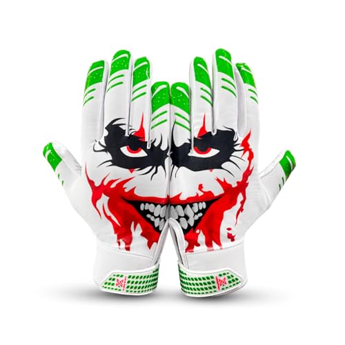 1.0 Football Gloves – Super Sticky Receiver Gloves Tacky Grip & Performance for Games & Training – Adult & Youth Sizes