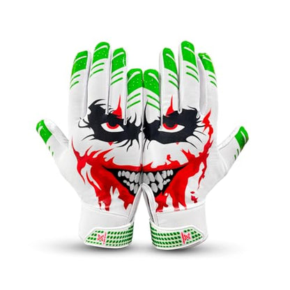 1.0 Football Gloves – Super Sticky Receiver Gloves Tacky Grip & Performance for Games & Training – Adult & Youth Sizes