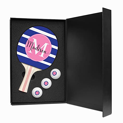 Infusion Table Tennis Paddle and Balls Gift Box Set - color: Madison