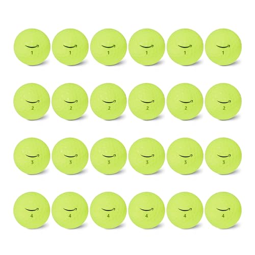 Amazon Basics Core Soft Golf Balls - color: Yellow, style: 24-Pack