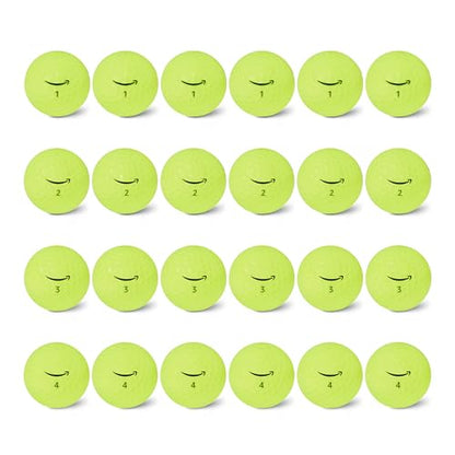 Amazon Basics Core Soft Golf Balls - color: Yellow, style: 24-Pack