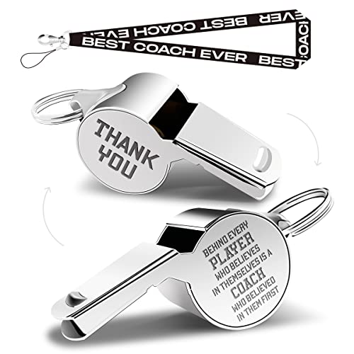 Whistles with Lanyard, Coach Whistle, Gifts, Coach Gifts for Men Women-2