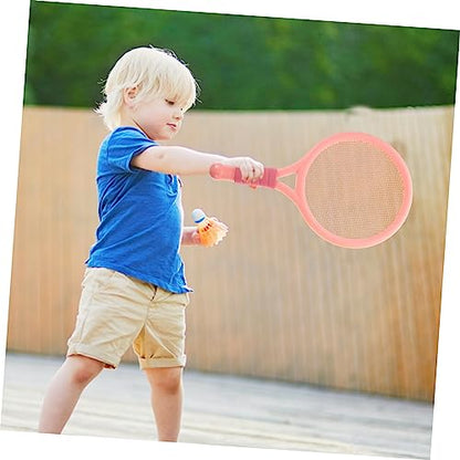 1Set Portable Badminton Racket for Rackets with Balls Lightweight Durable Outdoor Sports for Family Fun and Parent Interaction
