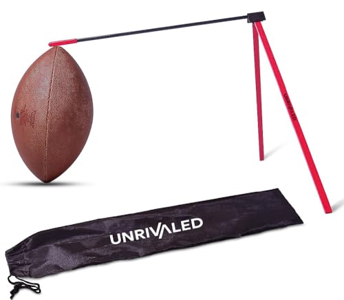 Unrivaled Perfect Field Goal Football Kicking Tee Stand, Red