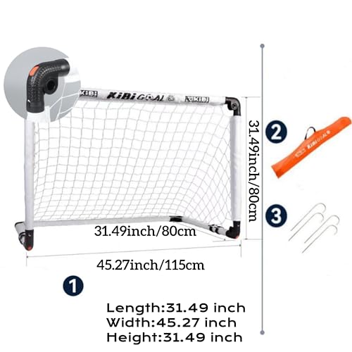Soccer Goal, Small Foldable Goal for Kids, Kids Goals for The Backyard/Indoor/Outdoor, Mini Soccer Toys Gifts for Children