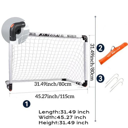 Soccer Goal, Small Foldable Goal for Kids, Kids Goals for The Backyard/Indoor/Outdoor, Mini Soccer Toys Gifts for Children