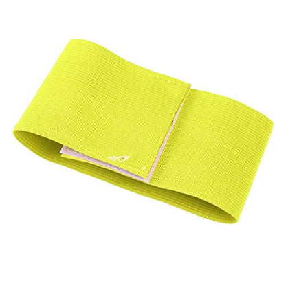Outdoor Team Sports Yellow Captain Armband, Adjustable Elastic Soccer Player Bands for Adult Youth