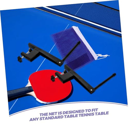 Retractable Table Tennis Net Posts Portable Pong Set for Indoor Outdoor