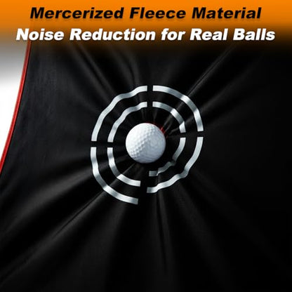 Gagalileo Golf Target Cloth: Protective Net Portable Easy Setup with S-Hooks & Ropes Indoor Outdoor Practice All Golfers Training Accuracy for Backyard Garage - size: 7.9x5x4.3FT