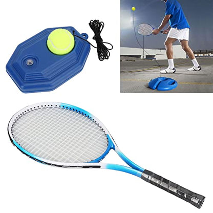 Tennis Practice Training Tool, Tennis Trainer Oversize Portable Tennis Practice Set Tennis Practice Training Tool for All Ages Beginners (2 Rackets 3 Balls)
