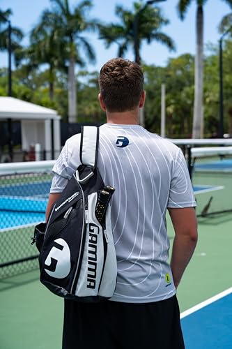 Gamma Sports Micron Pickleball Paddles Set of 2 with 3 Outdoor Pickleballs and Sling Bag - USA Pickleball Approved, Graphite Hitting Surface, Honeycomb Core - Ideal for Beginners - style: Micron 5.0