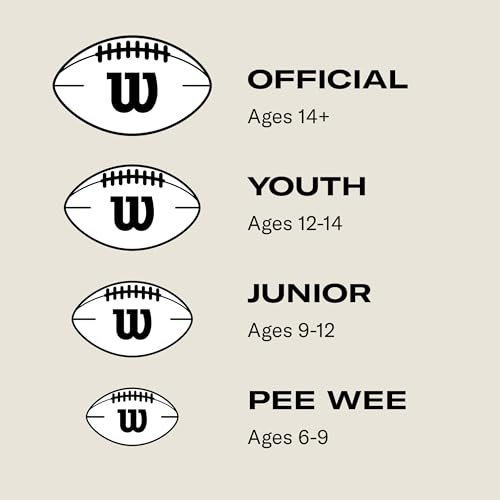WILSON GST Leather Game Football - style: Youth