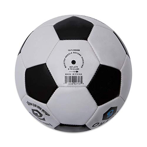 Champion Sports Retro Soccer Ball – Sizes 3, 4, 5, Soft Touch, All Weather, Official Size & Weight Ball for Training, Games, Outdoor & Indoor Play - size: Size 5