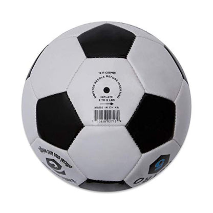 Champion Sports Retro Soccer Ball – Sizes 3, 4, 5, Soft Touch, All Weather, Official Size & Weight Ball for Training, Games, Outdoor & Indoor Play - size: Size 5