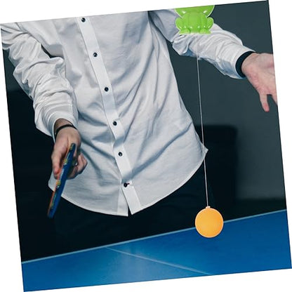Abaodam Hanging Table Tennis Trainer Set for Kids 8-Piece Indoor Table Tennis Equipment Adjustable Height Vision and Attention Skills Development for Kids