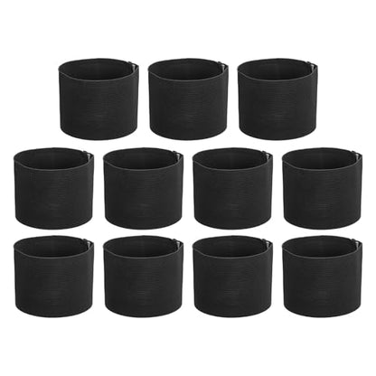 PATIKIL Soccer Captain Armband, Captain Arm Bands for Soccer Elastic Captain Arm Band Sports Captain Armband - color: Black