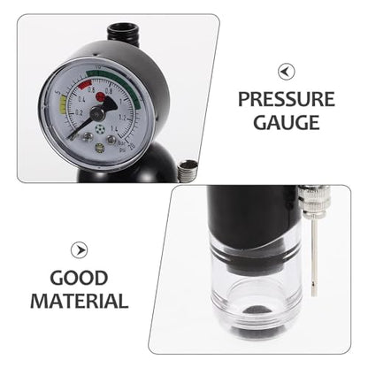 1 Set Ball Pump with Pressure Gauge - Sports Ball Inflator - Flexible Hose Air Pump with Inflation Nozzle for Basketball, Football, Soccer, Volleyball