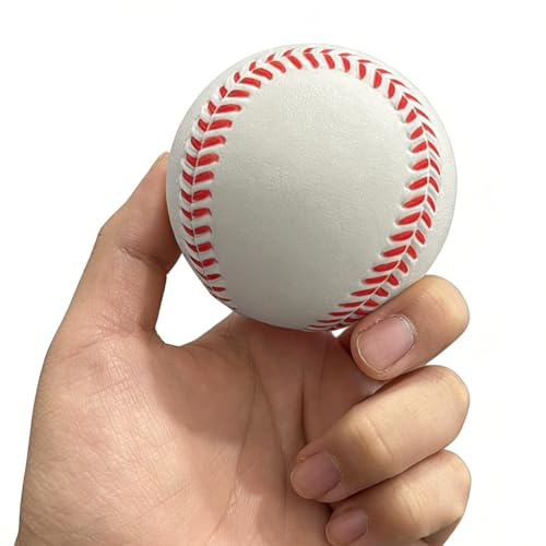 GKK 12pack Pitching Machine Baseballs 9inch 3.5oz PU Material Ball for TeenagersTo Practice Hitting and Fielding Practice