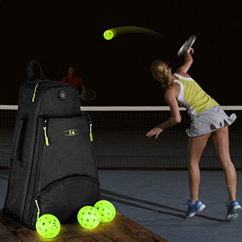 Shadow-Ball Glow in The Dark Outdoor-Pickleballs, Luminescent, 6 Pack Pickleballs, USAPA Standard
