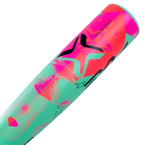 Axe | WARP | 1-Piece Composite | USA Tee Ball Baseball Bat | Drop -13 | 2-5/8" Barrel | Green/Pink