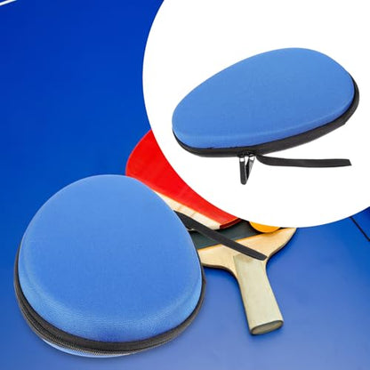 Table Tennis Paddle Case and Racket Bag Eva Hard Shell Protective Storage for Ping Pong Paddle with Ball Holder Portable Sports Organizer for Game Use