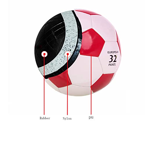 Soccer Ball Size 2 Small Pump with Needle Indoor and Outdoor Training Practice Couch School Gift for Toddlers Kids Boys Girls 3+ Years Old