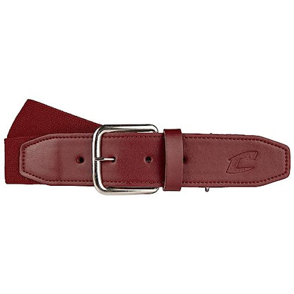 Champro Elastic Baseball Belt with 1.5-Inch Synthetic Tab - color: Cardinal, size: Adult