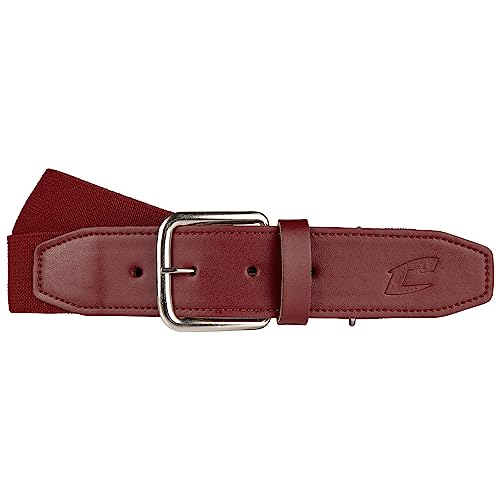 Champro Elastic Baseball Belt with 1.5-Inch Synthetic Tab - color: Cardinal, size: Adult