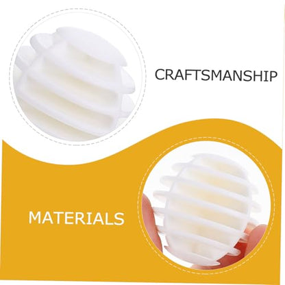 UPKOCH 10Pcs Indoor Golf Stripe Practice Balls for Skill Development Lightweight PE Material for Swing Practice