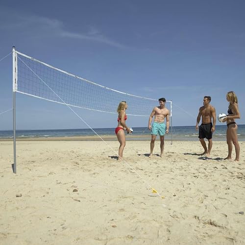 Franklin Sports Expert Steel Volleyball Post and Net System