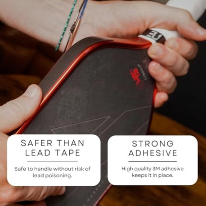 Paddle Tuning Tape for Pickleball Paddles | Non-Toxic & Customizable Alternative of Lead Tape for Pickleball Paddles