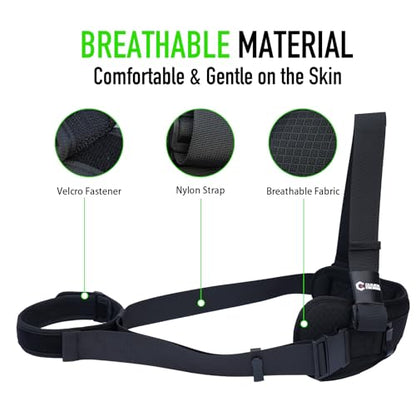 GAIARENA Golf Trail Arm Swing Aid Slider Golf Training Aid, Trainer Equipment to Eliminate Slices & Chicken Wing Swing, Gifts for Men Women Beginner Golfers - style: Right Handed Golfers