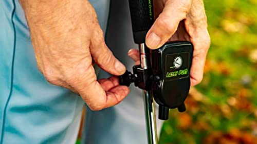 by Laser Focus Golf - Putting Training Aid with Green Laser for Alignment and Red Laser for Distance Control