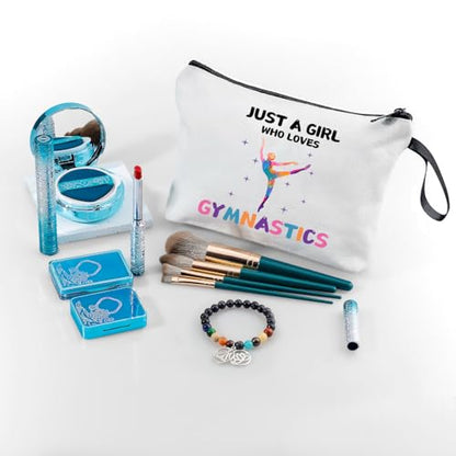 Gymnastics Cosmetic Bag, Travel & Daily Use, Gymnastics Theme, Multifunctional Makeup Bag, Gift for Girls & Women,Christmas - color: Gymnastics