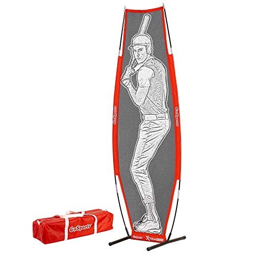 GoSports Baseball & Softball Xtraman Dummy Batter Pitching Training Mannequin - Practice Pitching Aid for Improved Accuracy and Safety - style: Baseball