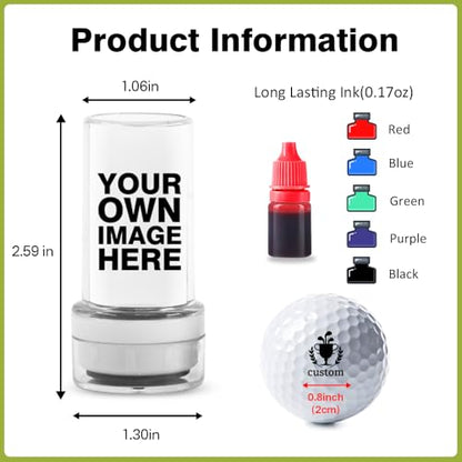 Custom Golf Ball Stamps with Personalized Name Graphics, Reusable Golf Ball Waterproof Marking Tool - color: Lady