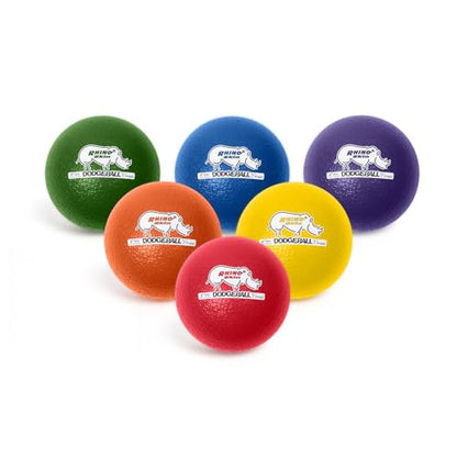 Champion Sports® Rhino Skin® Low Bounce Dodgeball Sets & Singles for Playground, PE, Backyard & League Games – Team Sports Equipment for Youth & Adults