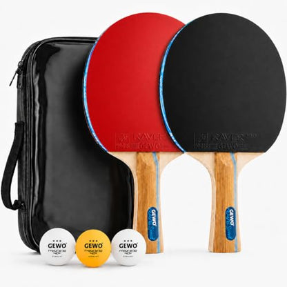 GEWO Rave Speed Pre-Table Tennis Racket Set