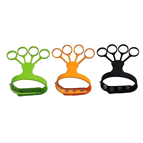 Basketball Finger Stretcher Expander Hand Grip Trainer Hand Exerciser Strengthener Basketball Training Hand Grippers - color: Black