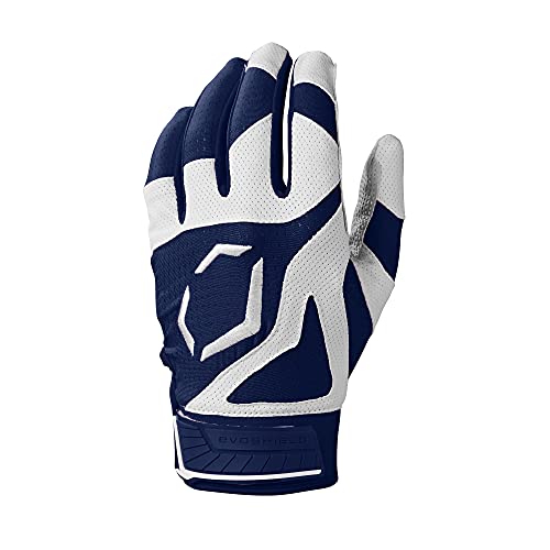 EvoShield SRZ-1™ Batting Gloves - Adult and Youth Sizes - color: Navy, size: Small, style: Adult