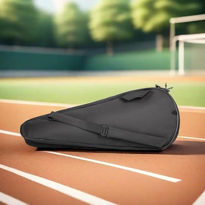 2 Rackets Tennis Racket Cover Padded Tennis Racket Bag with Handle and Adjustable Shoulder Strap