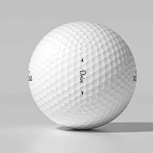 GREENPULSE Drive+ Distance Golf Balls – 2-Piece, Soft Feel with Low Spin Design for Maximum Distance - color: White, size: 12 Pack